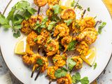 Grilled Shrimp with Konkani-Inspired Masala