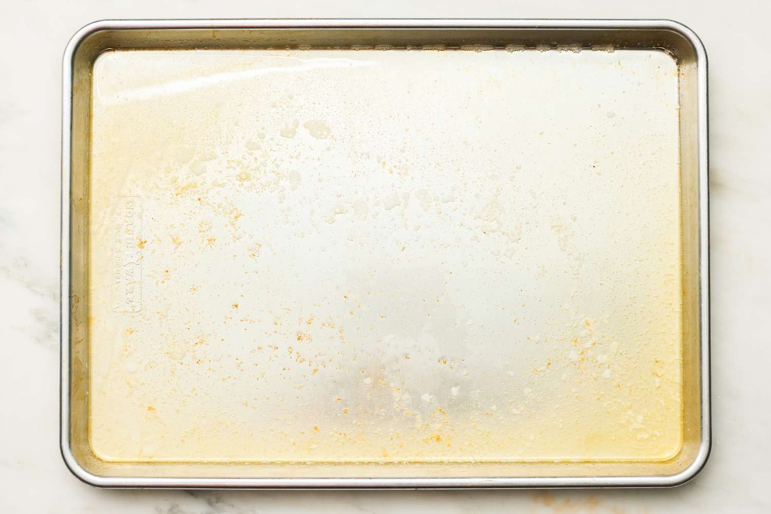 Sheet Pan With Melted Butter for Sheet Pan Grilled Cheese Sandwich Recipe 