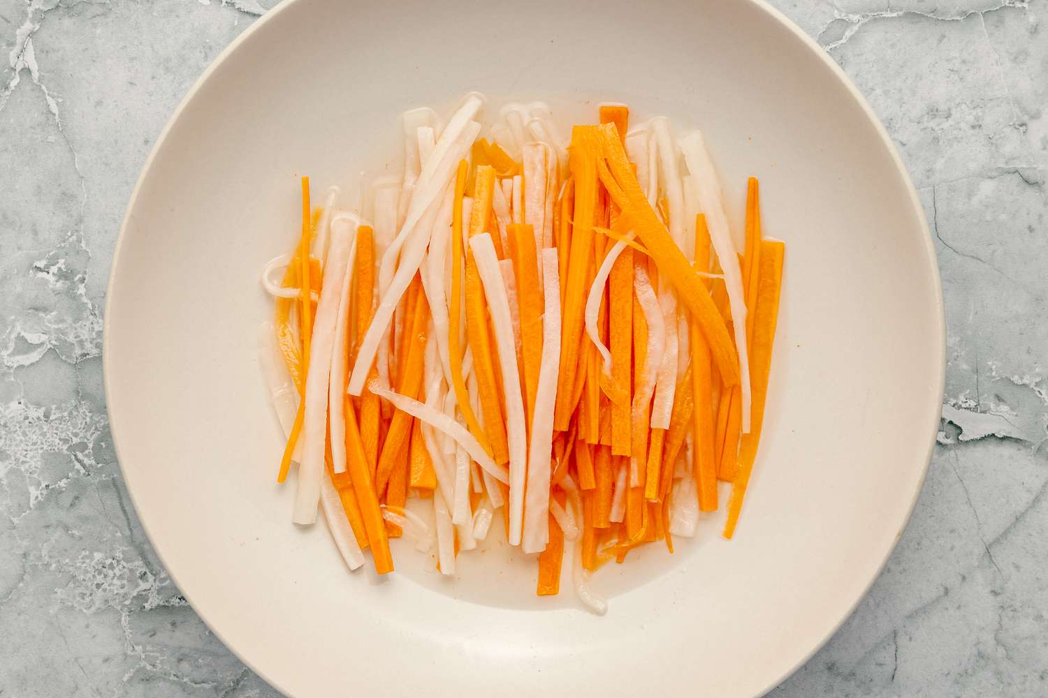 Dồ Chua with Carrots and Daikon for Pork Banh Mi