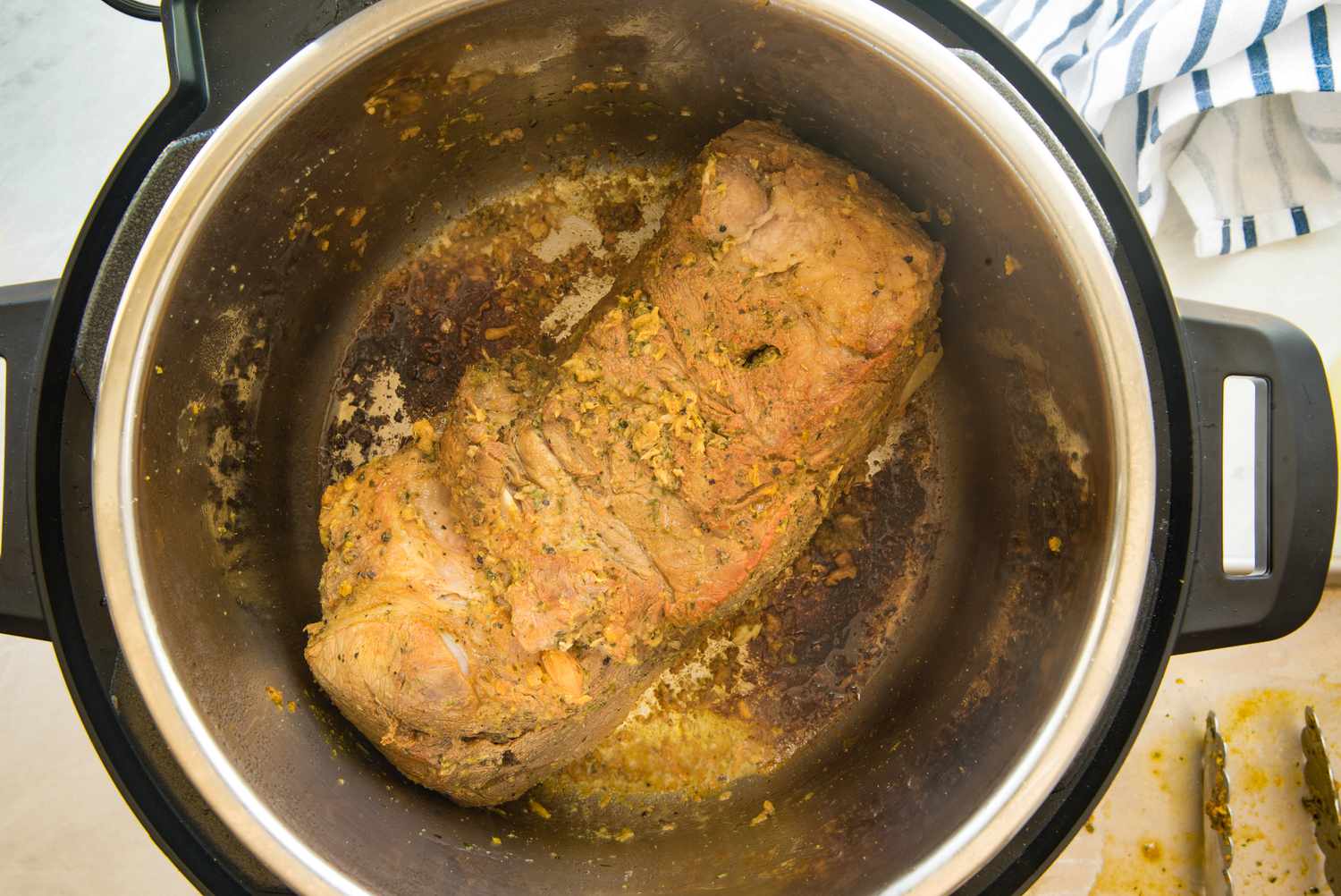 Roast Pork Seared in Instant Pot