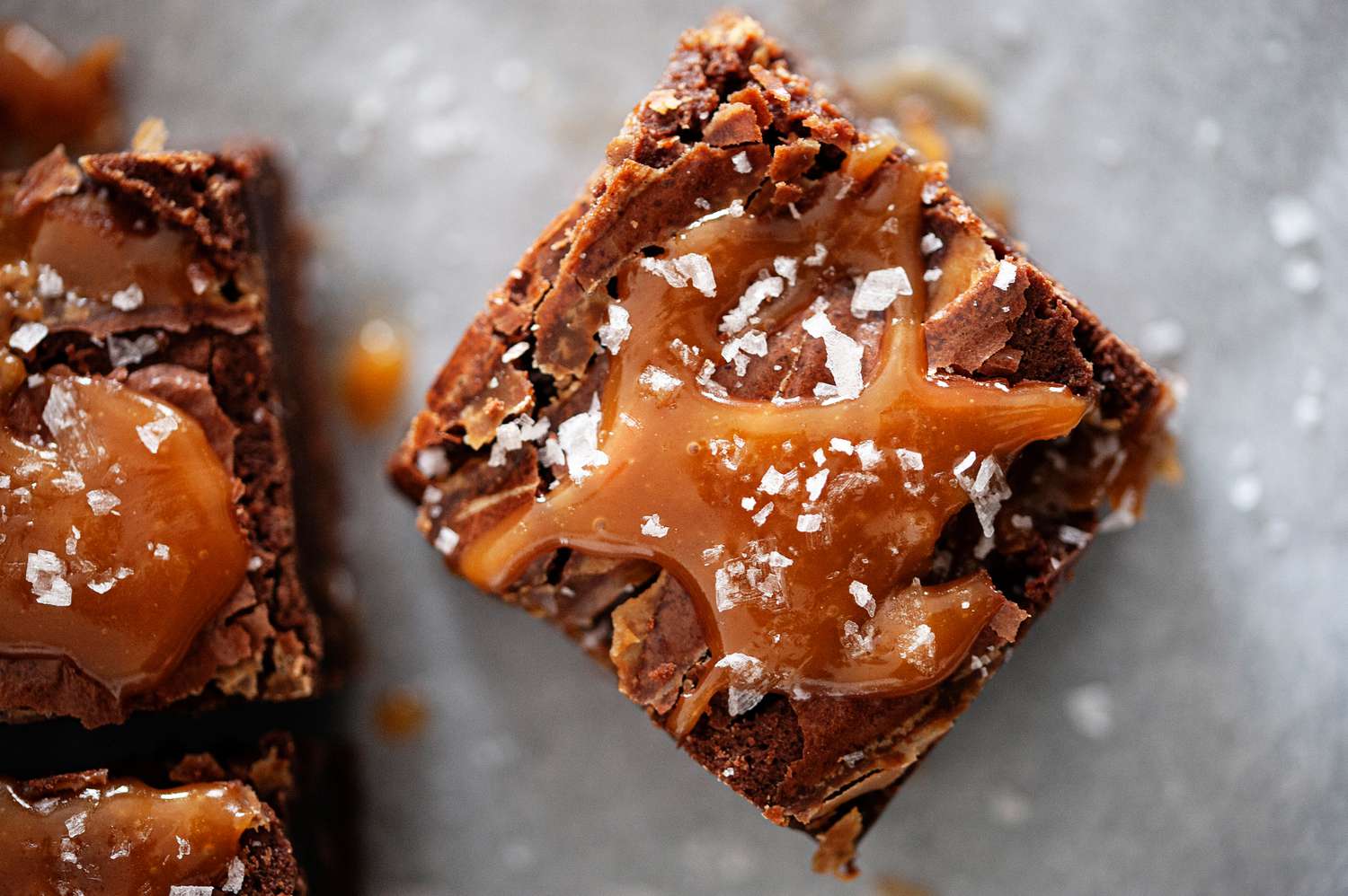 Salted Caramel Brownies 