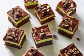 Les Brownies Rétro que je prépare chaque année pour les Fêtes