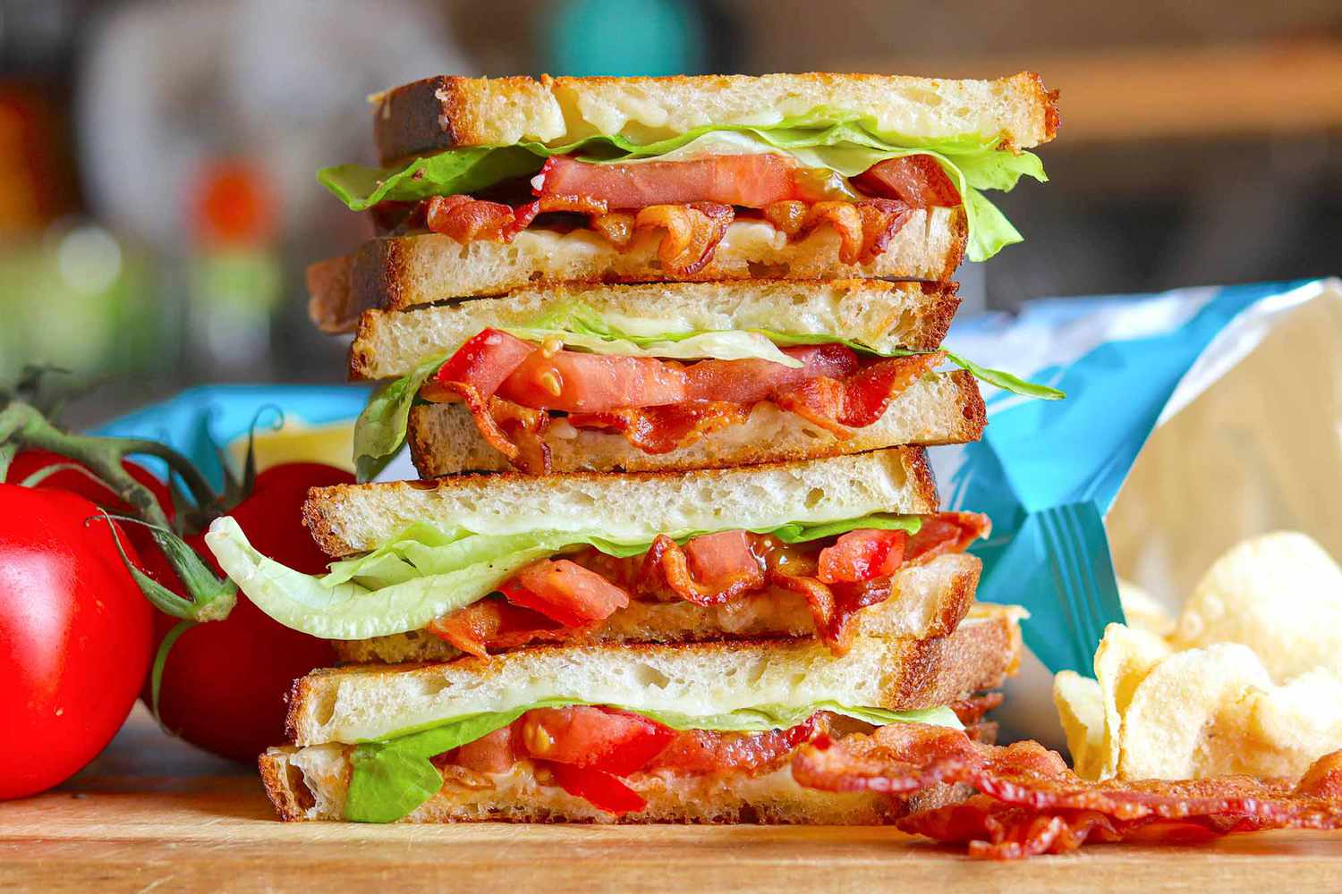 Sandwiches au Fromage Grillé BLT