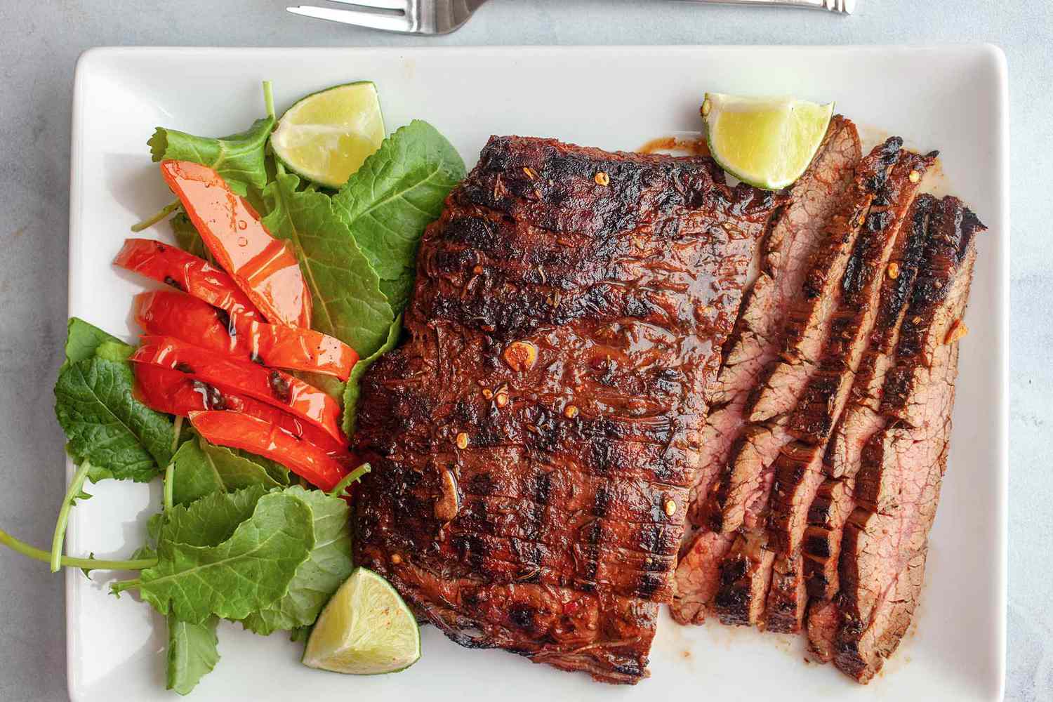 Marinade de Steak de Flanche Grillé avec Lime