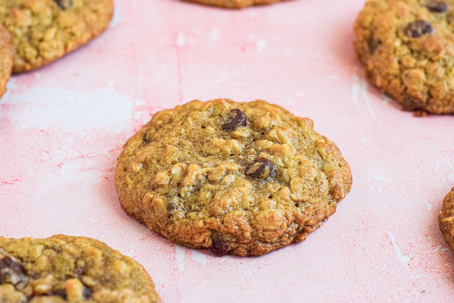 Oatmeal Banana Cookies on the Counter