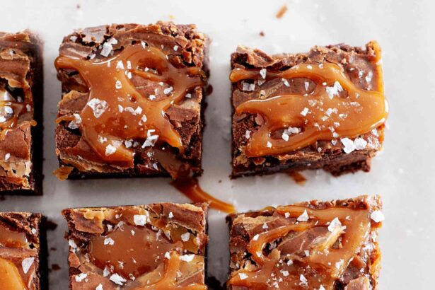 Brownies au caramel