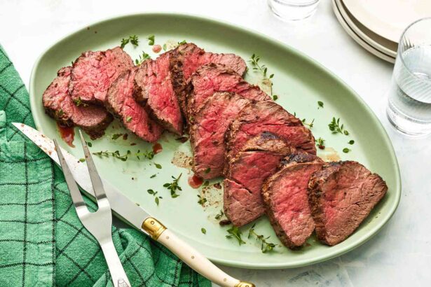 Filet de boeuf rôti au four