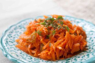 Salade de carottes à la fleur d’oranger