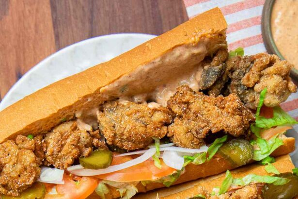 Po’ Boy aux huîtres