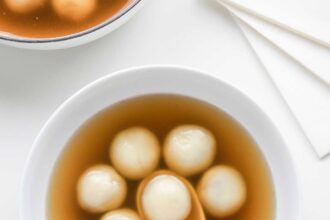 Tangyuan aux haricots rouges