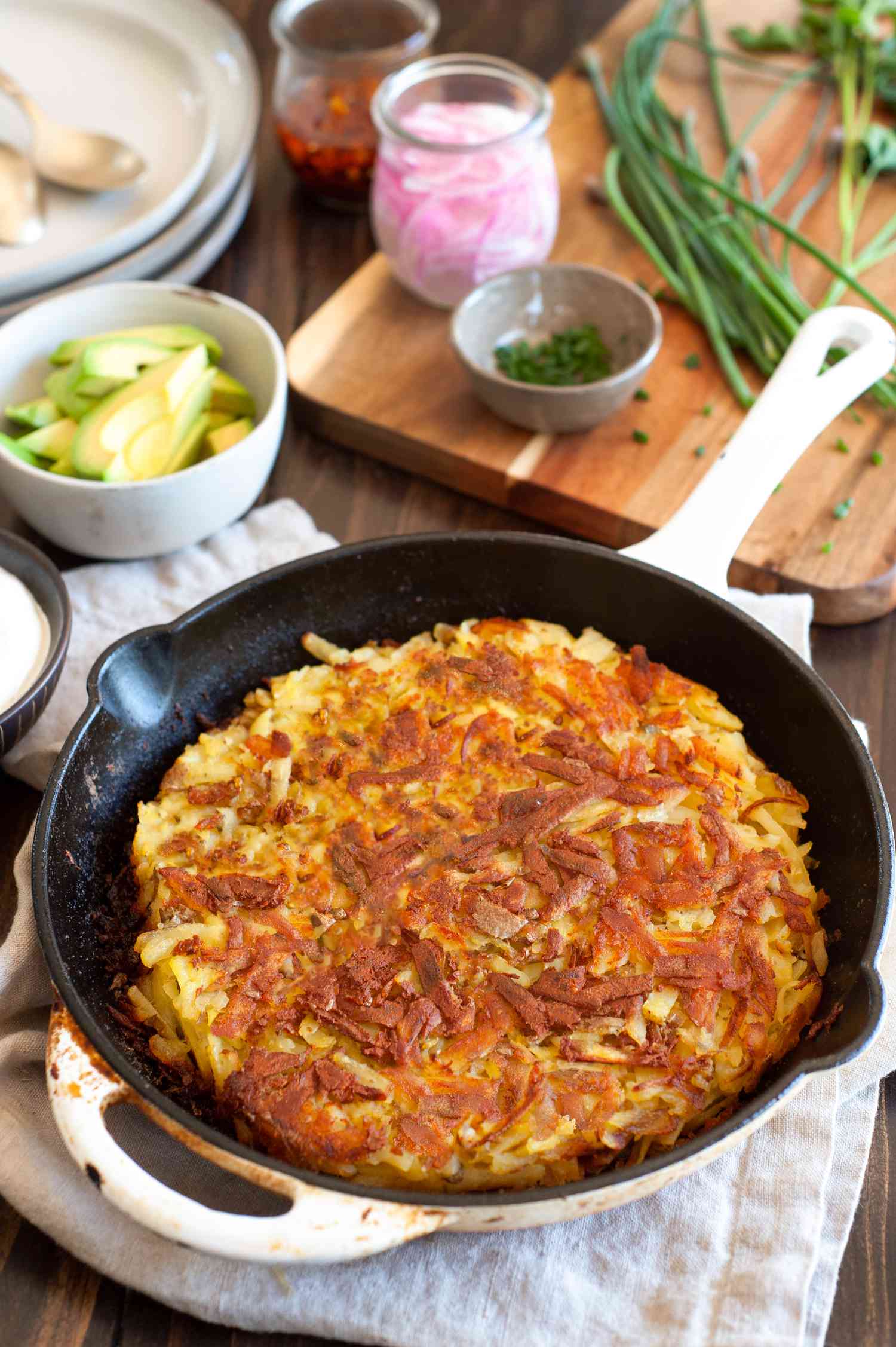 Rösti avec toutes les garnitures