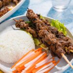 Brochettes de Bœuf à la Citronnelle Grillées Cambodgiennes