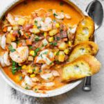 Chowder de Crevettes et Chorizo