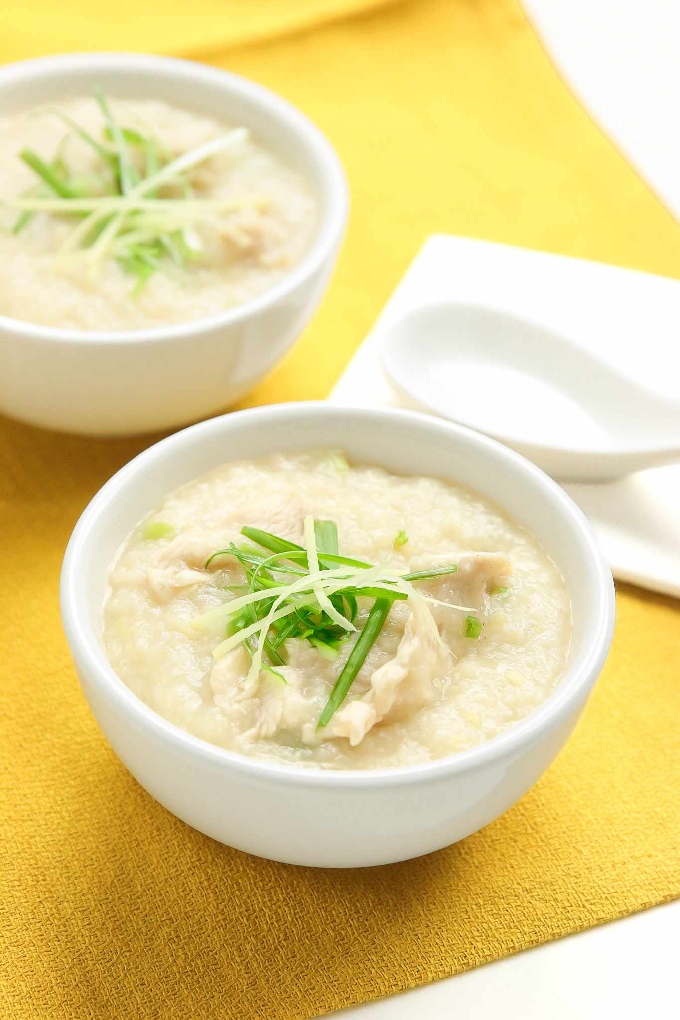 Congee de poulet (Jook)