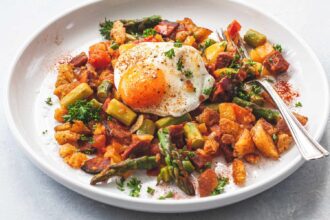 Migas à l’Espagnole avec Œufs Frits