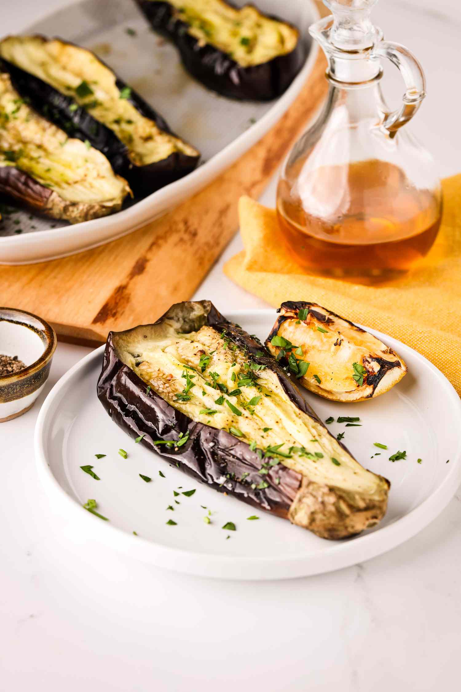 Aubergine Grillée Entière