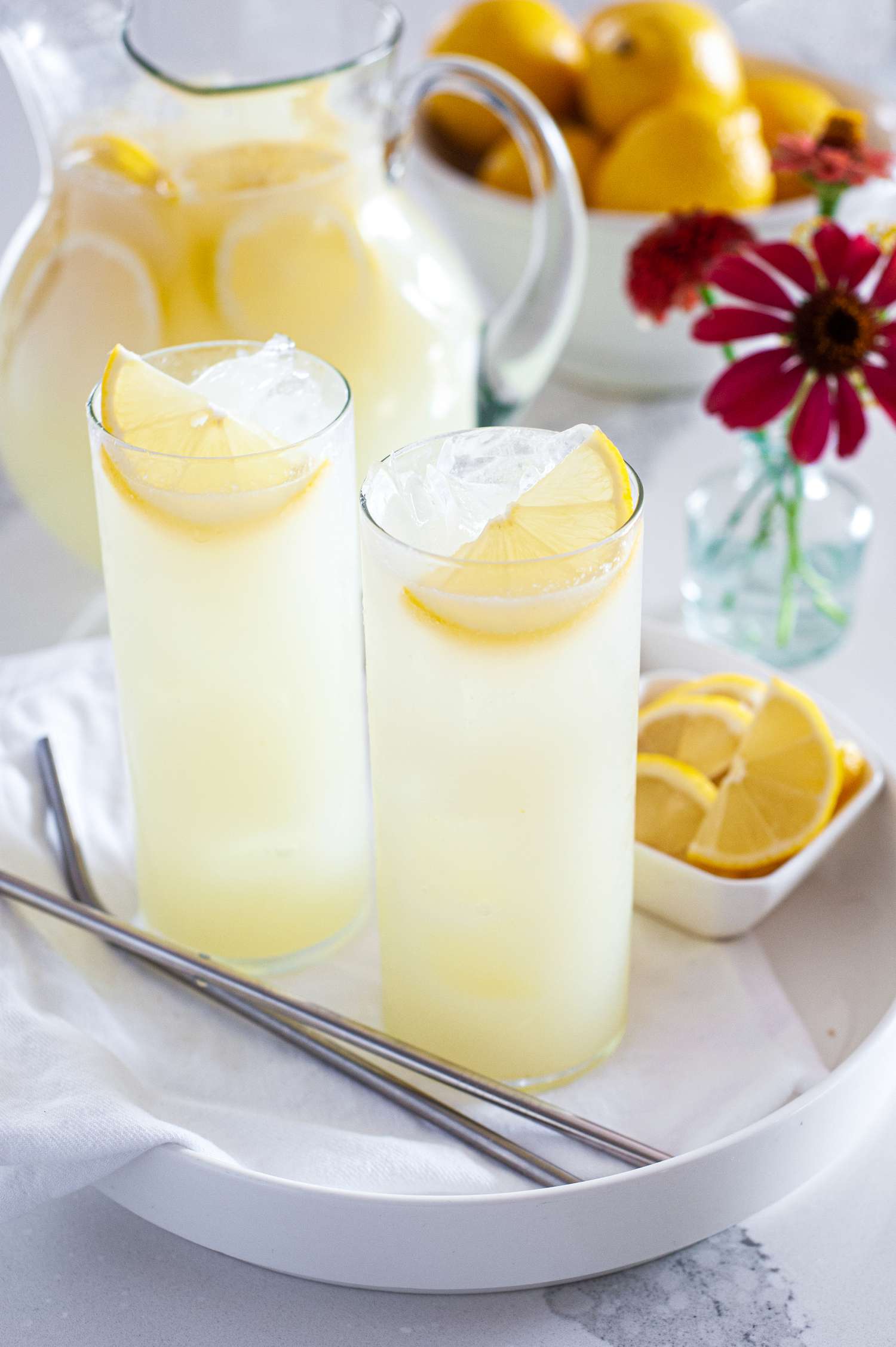 Limonade au citron entier mixé